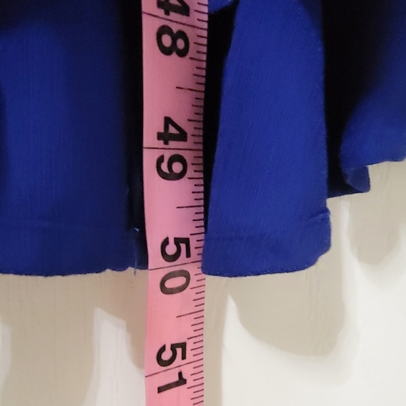 Forever 21 Size XS Indigo Blue Button Front Midi Dress, NEW with Tag - Picture 12 of 16